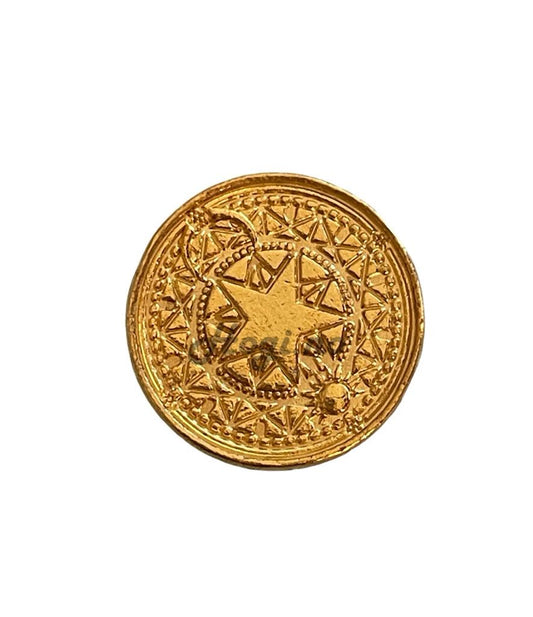 lakkstempel- wax sealing coin - Stjerne med pynt 🌟- til lakkstempel segl