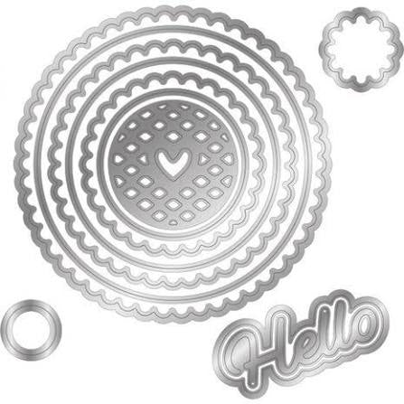 Gemini Crafter's Companion - Create-a-Card Triple Easel Circles Papercraft Die Set