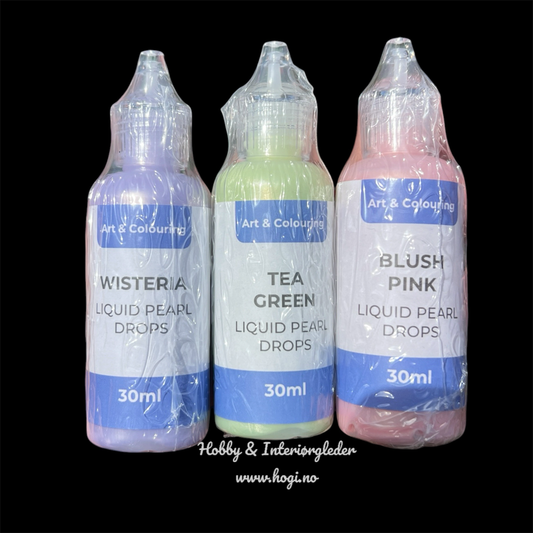 Crafters Companions - halvperler - Pearl Drops Pastels - velg farge !