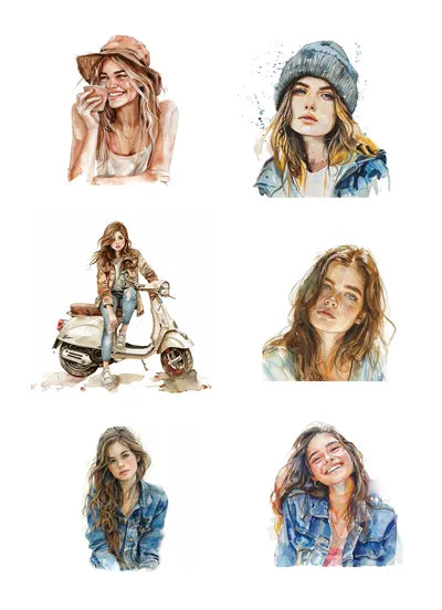 Reprint  -Klippark - KP0125 - A4 Klippeark - Cool Girl