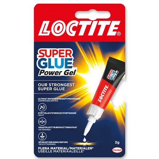 Loctite super glue - power gel 3g