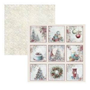 NYHET! Reprint mønsterark - Deck the Halls - Tags  RP0719 - 12x12