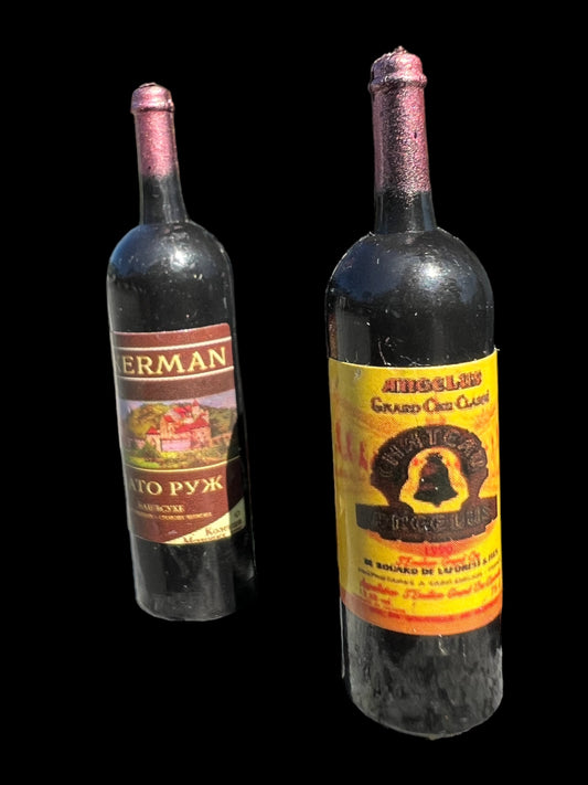 Charms - vinflasker 2 stk 4,5cm