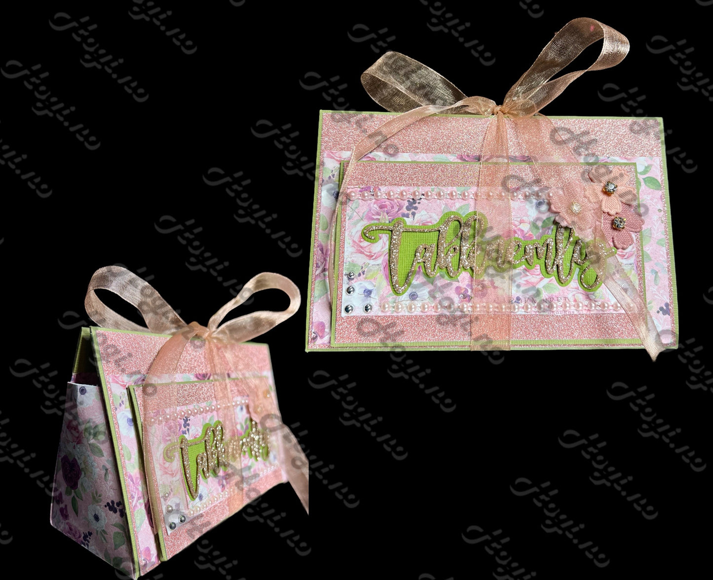 Hobbypakke " Gaveboks med kort/ tag "