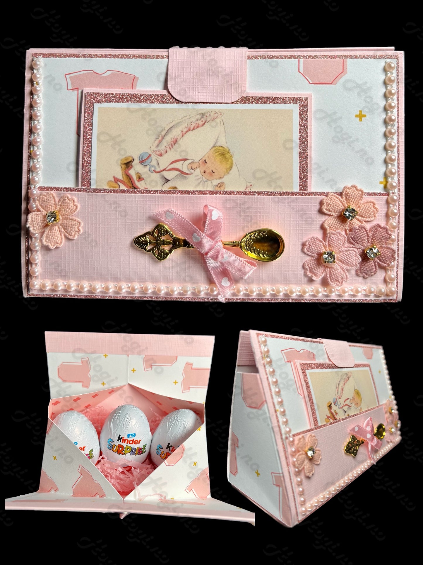 Hobbypakke " Gaveboks med kort/ tag "