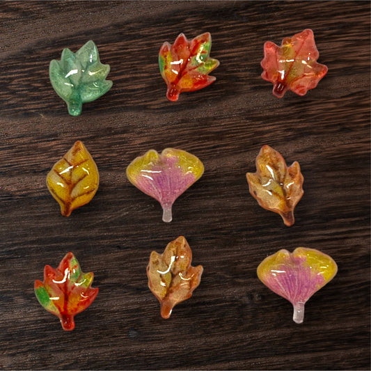 NYHET! Charms - miniatyr - Høstblader