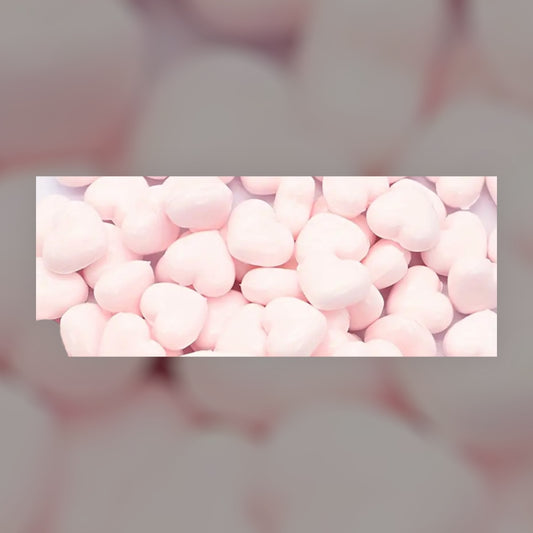 Wax hearts / hjerter - baby rosa / lys rosa , voks til bruk med lakksegl/ lakkstempel