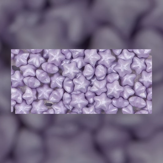 Wax stars i shimmer pearl lilla / shimmer lilla  voks til bruk med lakksegl/ lakkstempel