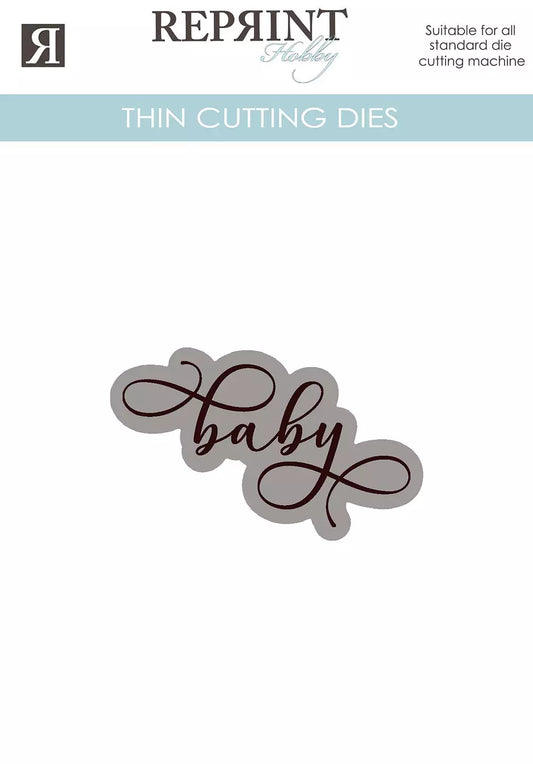 Reprint Tekst dies - Baby m/skygge RD049