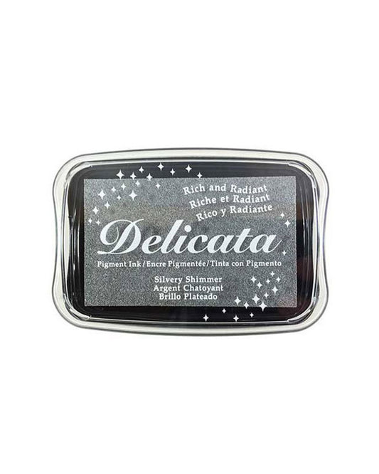 Delicata Inkpad - Metallic silver Glitz - DE-000-192