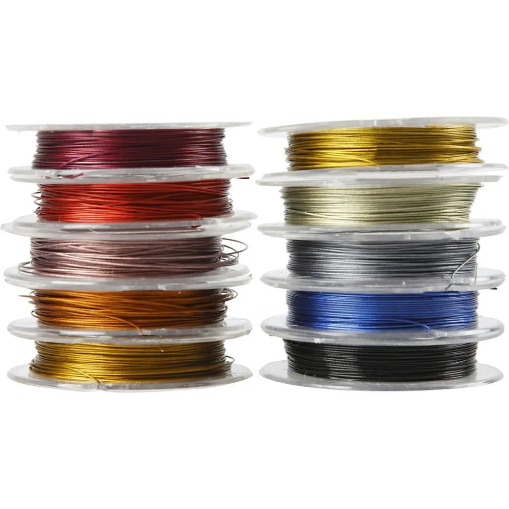 Smykke wire 0,38mm  10m