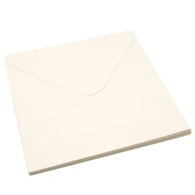 Konvolutter kremhvit 10 stk str: Størrelse: 16x16 cm.