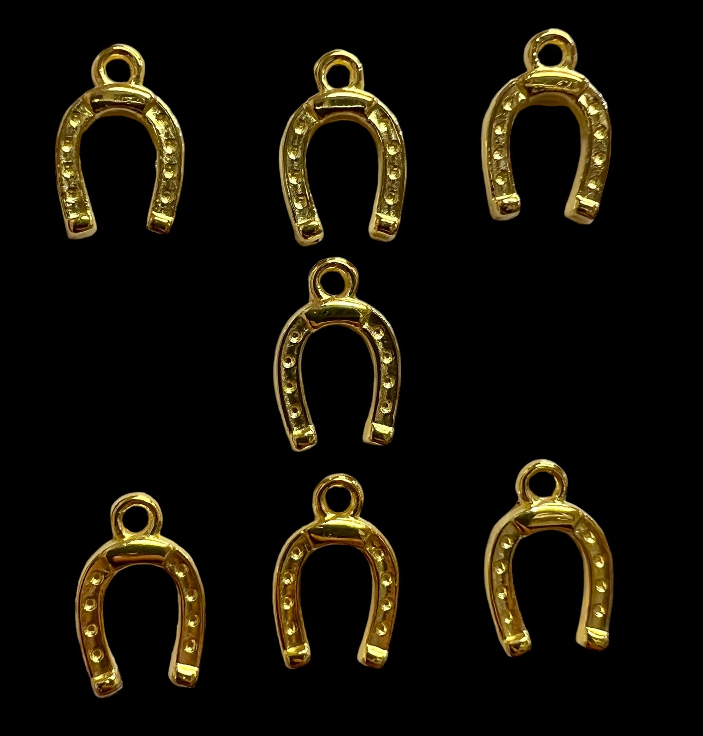 Charms - miniatyr - hestesko 1cm x 1cm