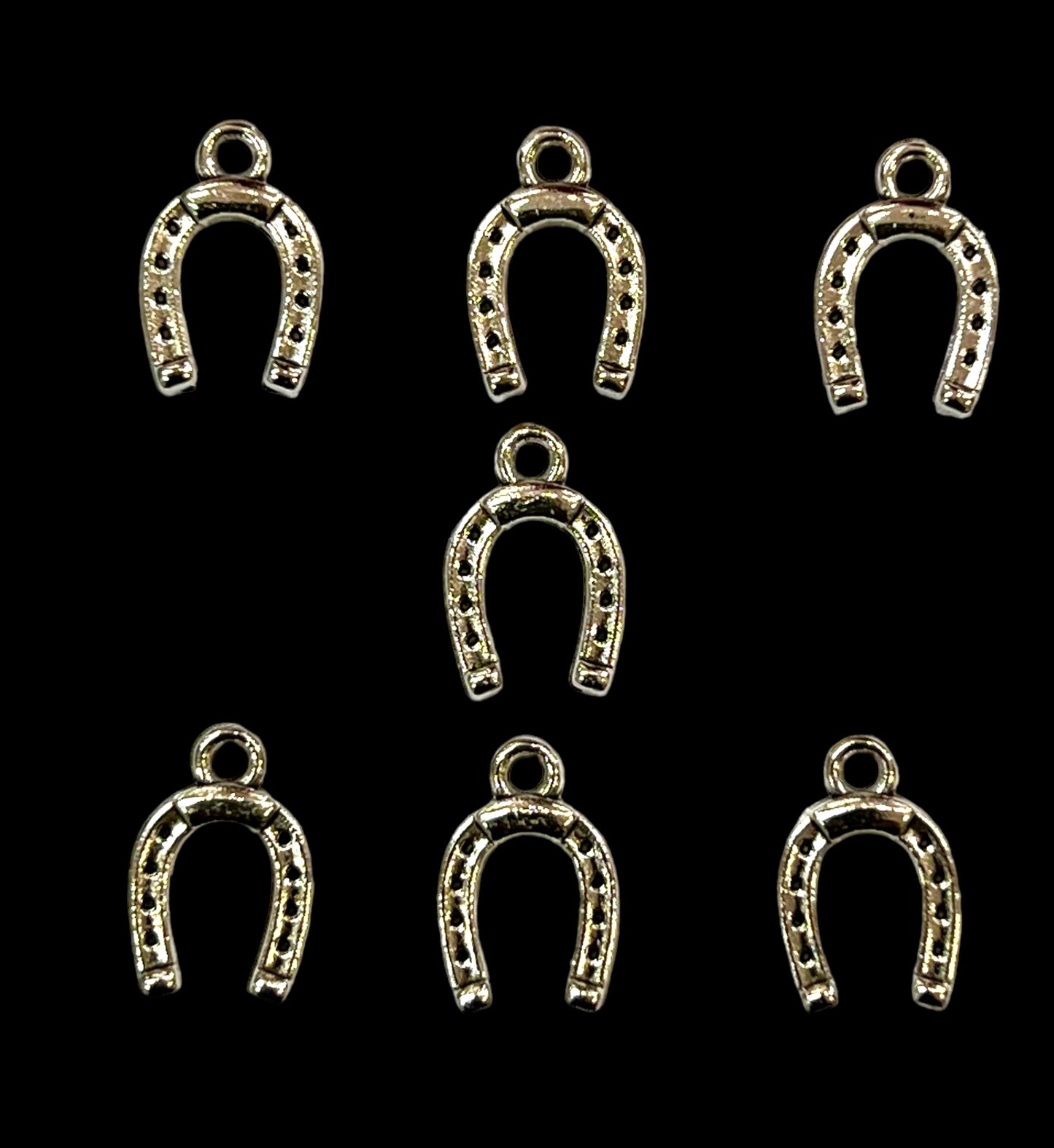 Charms - miniatyr - hestesko 1cm x 1cm