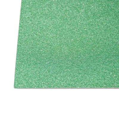 A4 - Glitter kartong - grønn