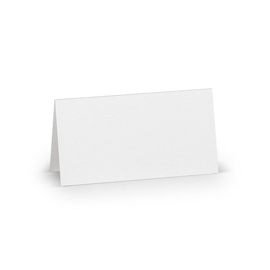 Bordkort, str. 9x4 cm, 220 g, hvite 10 stk