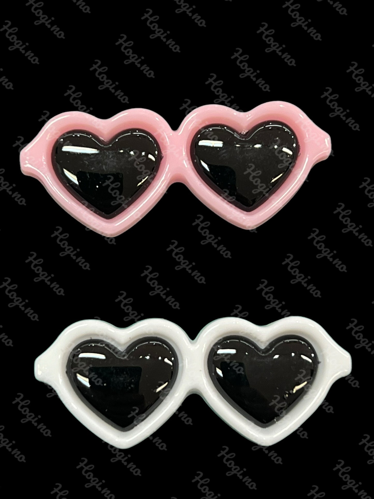 Charms/ miniatyr - Hjerteformede solbriller TILBUD! 3 for 2