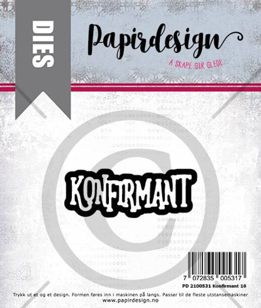 Papirdesign die - konfirmant 16