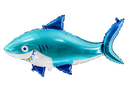 Folie ballong - hai / shark  92x 48 cm / 36’ x 19’