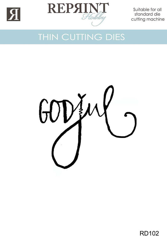 Forhåndsbestill nå! Kommer snart! Reprint - Dies - Cozy Christmas - God jul