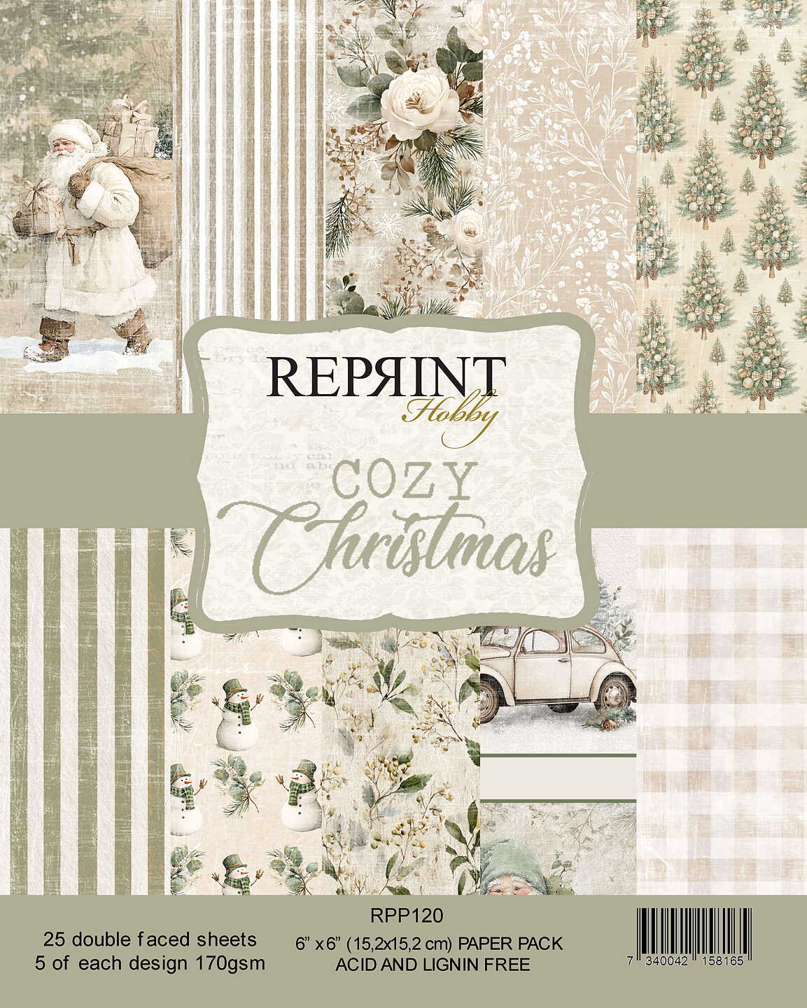 Forhåndsbestill nå! Kommer snart! Paperpack Reprint - Cozy Christmas 6x6”
