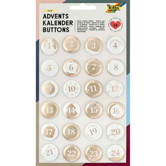Kalendertall Buttons