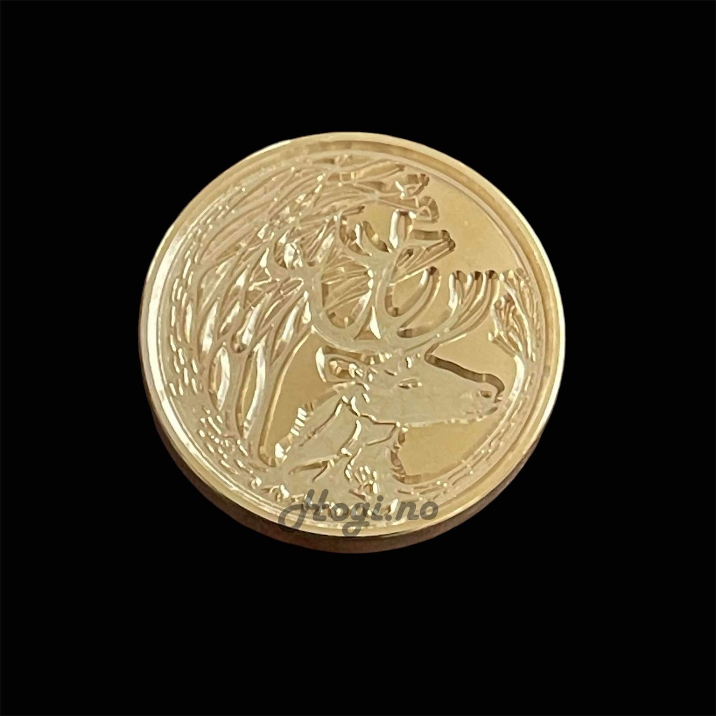 lakkstempel- wax sealing coin - Skogens konge🦌  ø: 3 cm - til lakkstempel segl