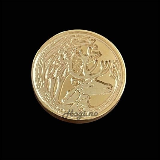lakkstempel- wax sealing coin - Skogens konge🦌  ø: 3 cm - til lakkstempel segl