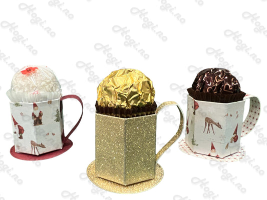 Hobbypakke - super-dekorativ liten kopp.😍