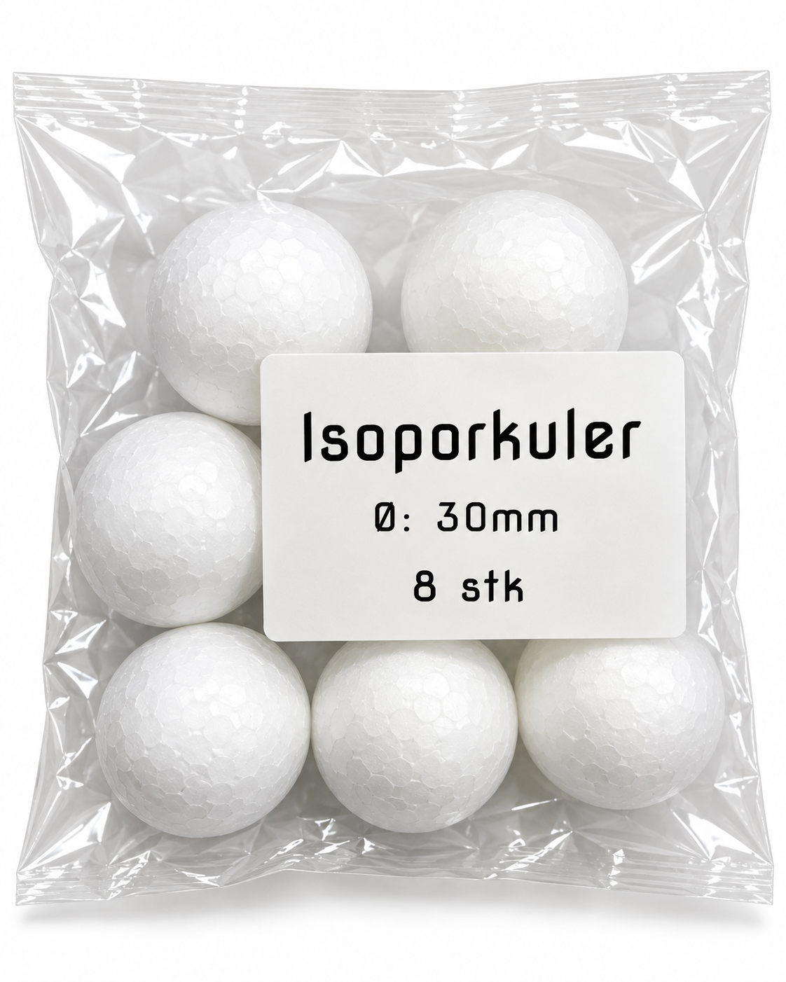 Isopor kuler 45mm 6 stk (