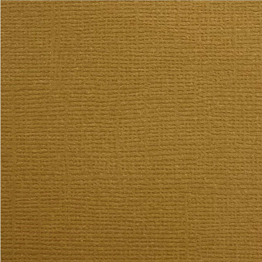 Ensfarget kartong -Toffee 12x12, 190g. Syrefri. Ensfarget med linstruktur