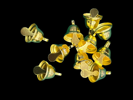 Mini Bjelle Klokker - velg farge – Ø: 1cm – 10stk
