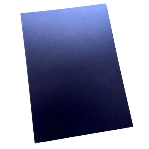 A4 Speilkartong / metallkartong - Matt blå / Matte Blue Obsidian - 240gms