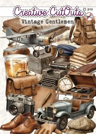 Creatief Art - Vintage Gentlemen Die-Cuts  Creative CutOuts (CCODC-008)