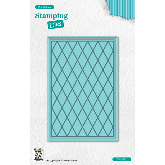 Nellie Snellen - Stamping Dies - Rectangle Lattice - STAD012