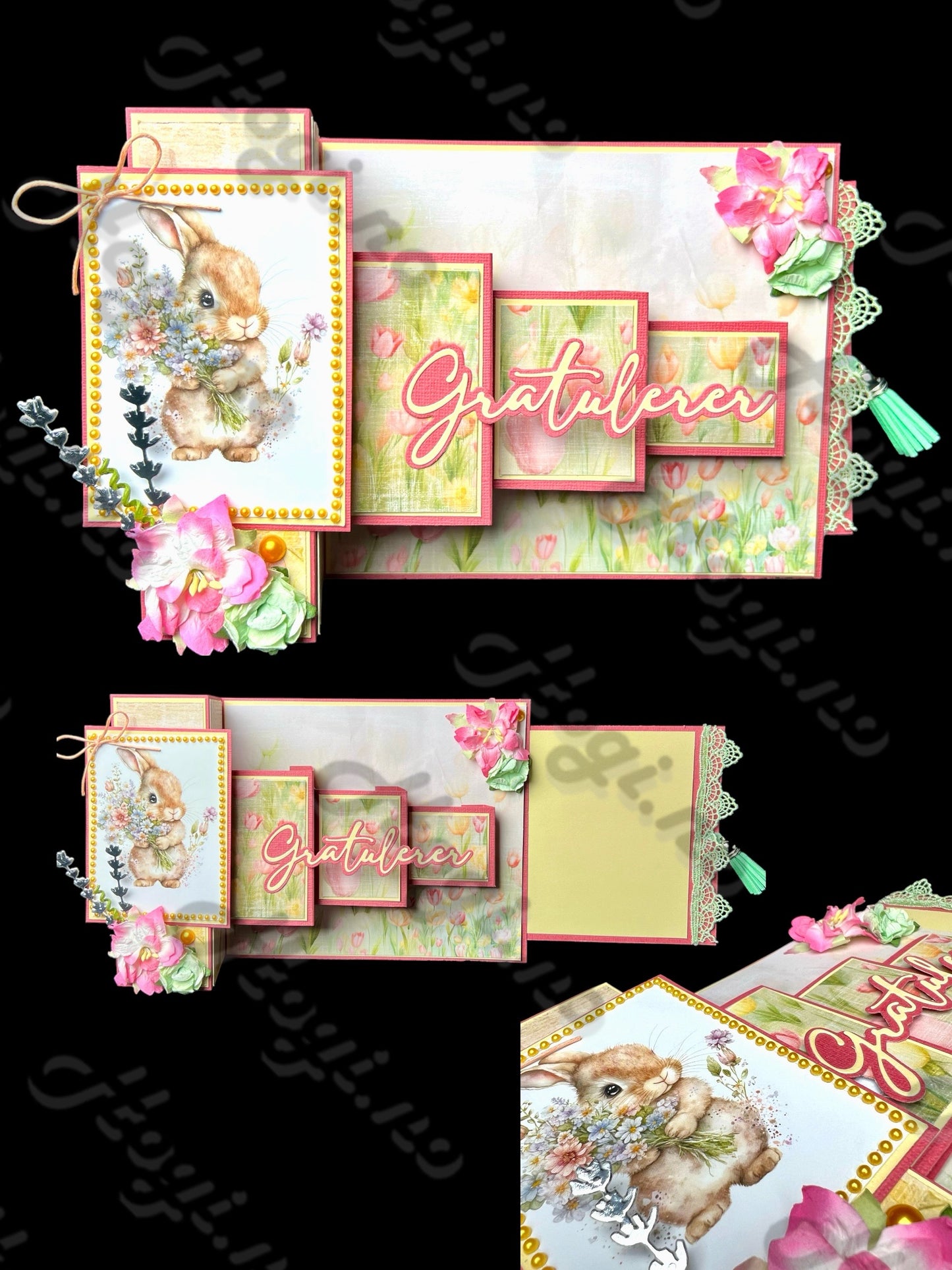 NYHET! Hobbypakke - Kubekort med pop-up effekt.