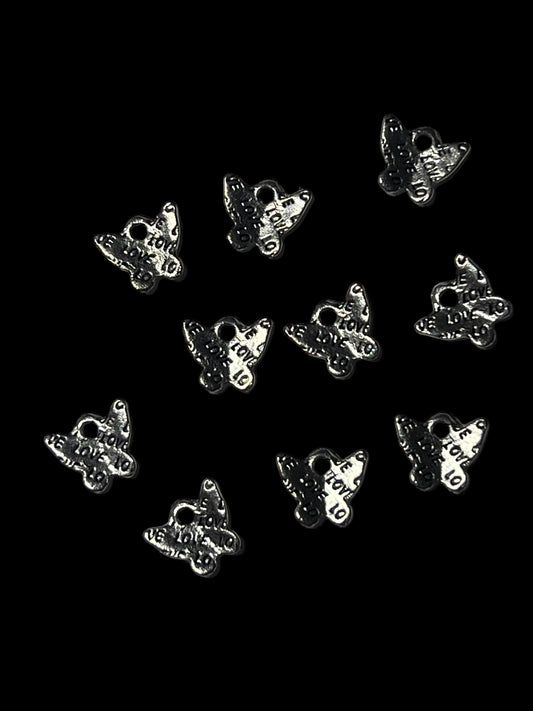 Charms - miniatyr - sommerfugl love