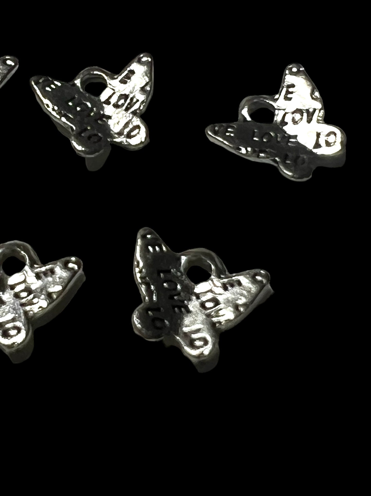 Charms - miniatyr - sommerfugl love