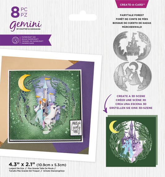 Gemini dies - Fairytale Forest Create-a-Card Dies (GEM-MD-CAD-FAFOR)