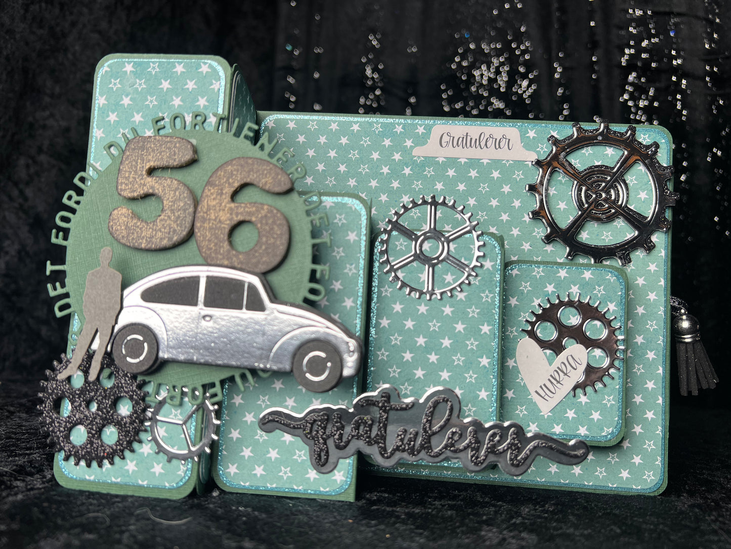 NYHET! Hobbypakke - Kubekort med pop-up effekt.