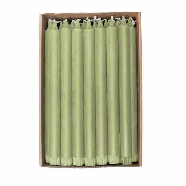 kronelys - green leaf 28cm