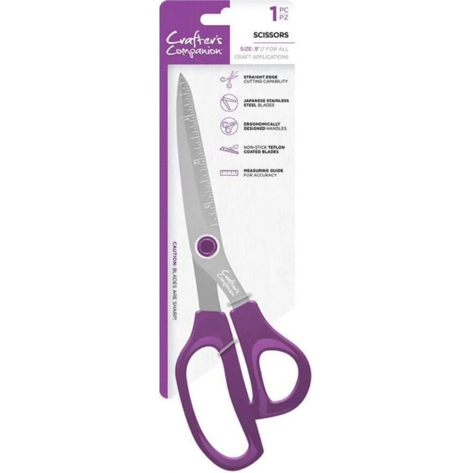 Crafters Companion´s -  Scissors Straight 9 Inch (CC-SCISS-STR9)