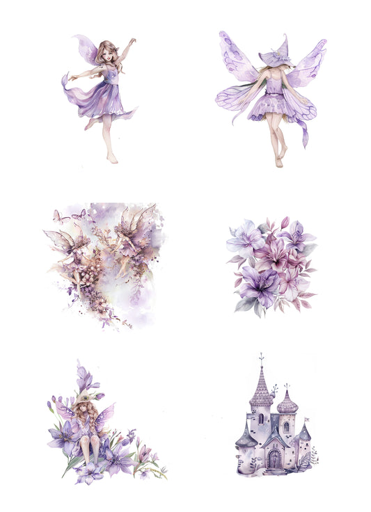 NYHET! Reprint klippark A4 - Fairies KP0110