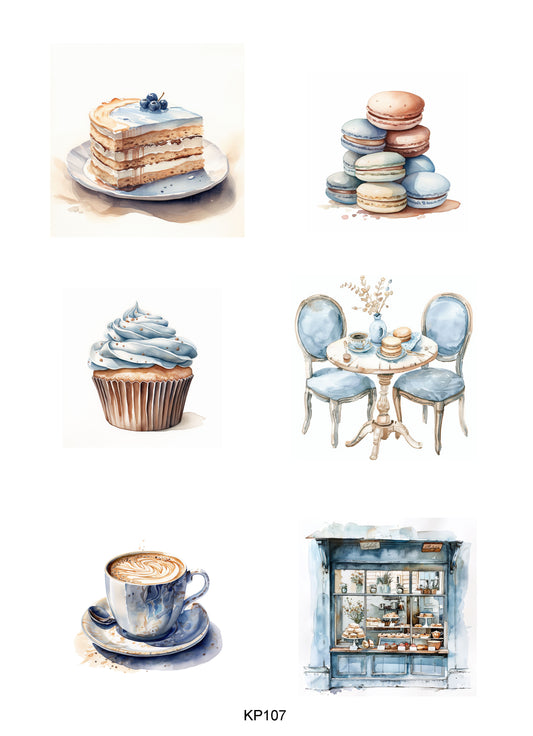 NYHET! Reprint klippark -Fika - A4 KP0107