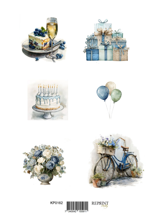 NYHET! Reprint klippark A4 - Hip hip hooray