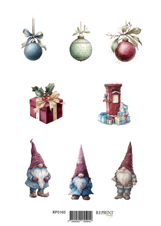 NYHET! Reprint klippark A4 - Deck the hall