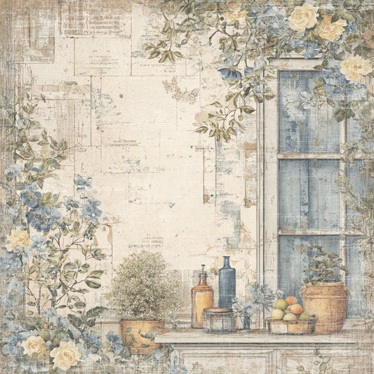 NYHET!  Reprint -Summer Meadow - Summer Breeze 12x12 - RP0756