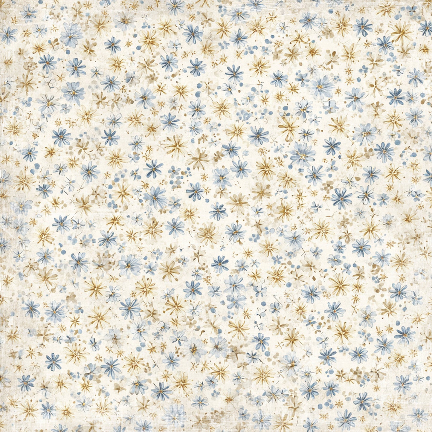 NYHET!  Reprint -Summer Meadow - Floral Frame 12x12 - RP0758