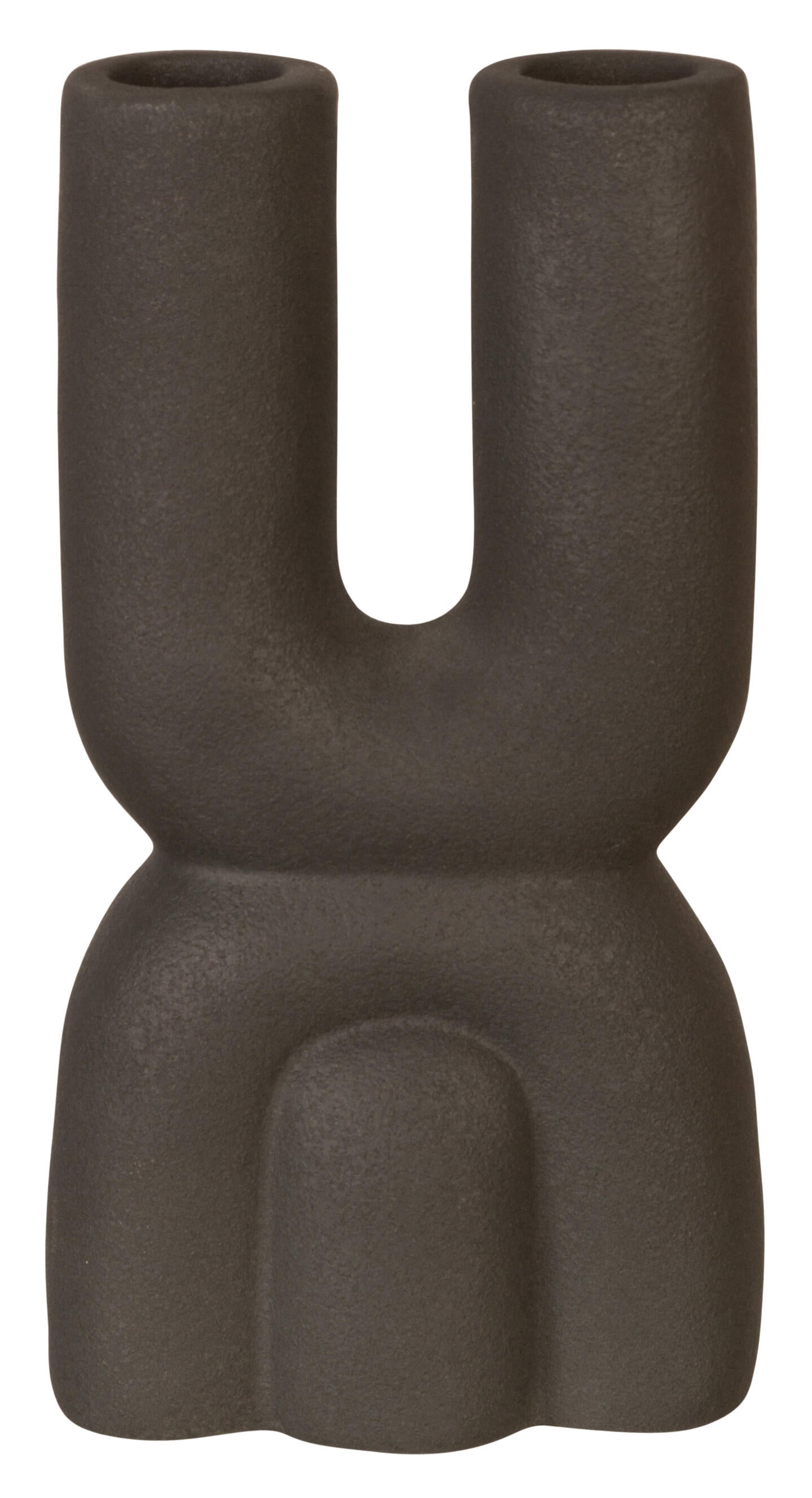 Lysestake  dobbel bue - mørk grå