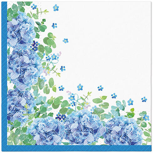 Servietter - lunsj - Blue Meadow - Lunsjserviett 20 stk 3-lags 33x33cm